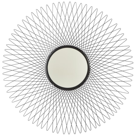 Dooley Black Accent Mirror