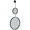 Ashley Furniture Signature Design Accent Mirrors Brewer Black Accent Mirror