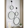 Signature Design by Ashley Accent Mirrors Brewer Black Accent Mirror