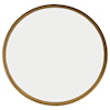 Signature Design Accent Mirrors Elanah Gold Finish Accent Mirror