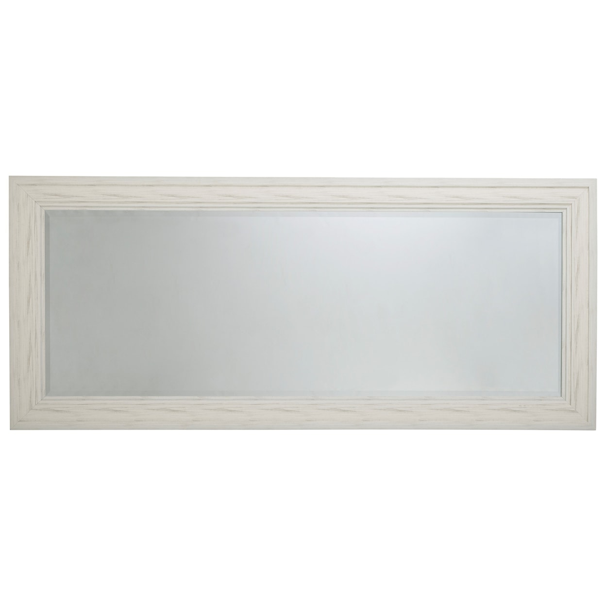 Ashley Signature Design Accent Mirrors Jacee Antique White Floor Mirror