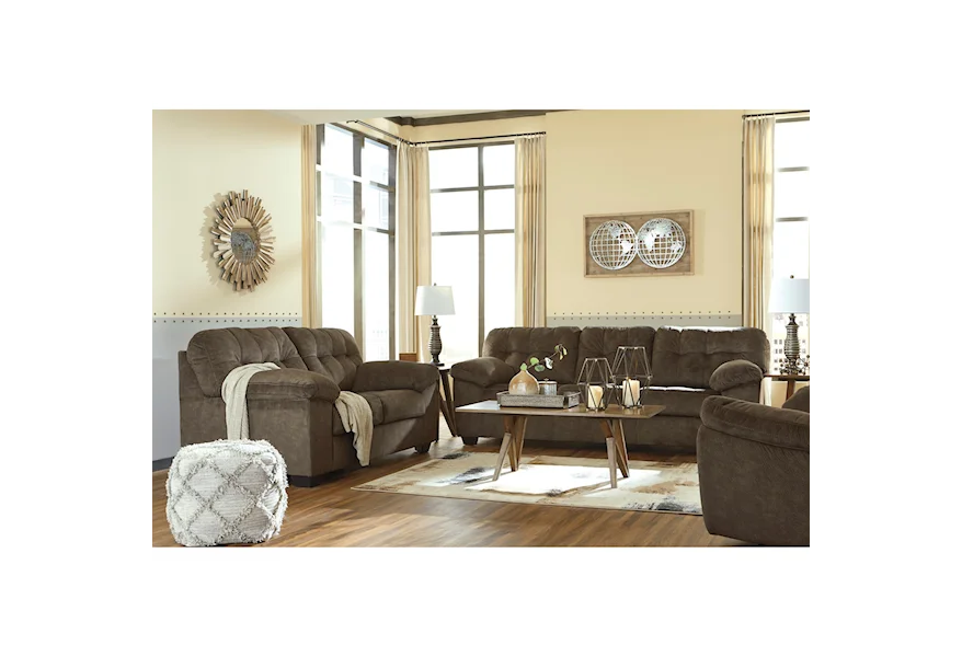 Accrington Stationary Living Room Group by Signature Design by Ashley at Household Furniture