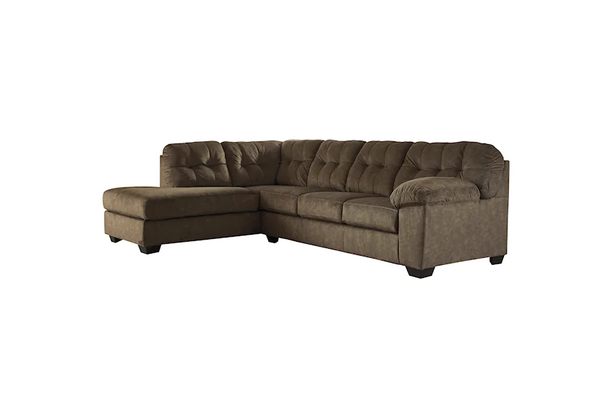 Accrington Sectional with Left Chaise by Ashley (Signature Design) at Johnny Janosik