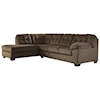 StyleLine Accrington Sectional with Left Chaise & Queen Sleeper
