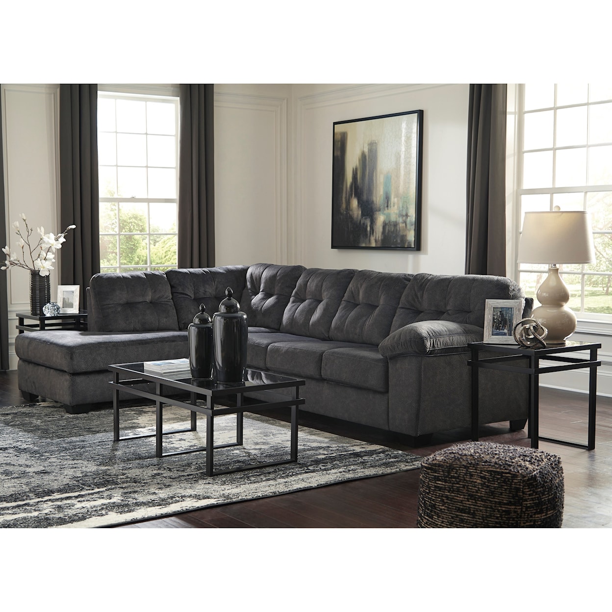 StyleLine Accrington Sectional with Left Chaise