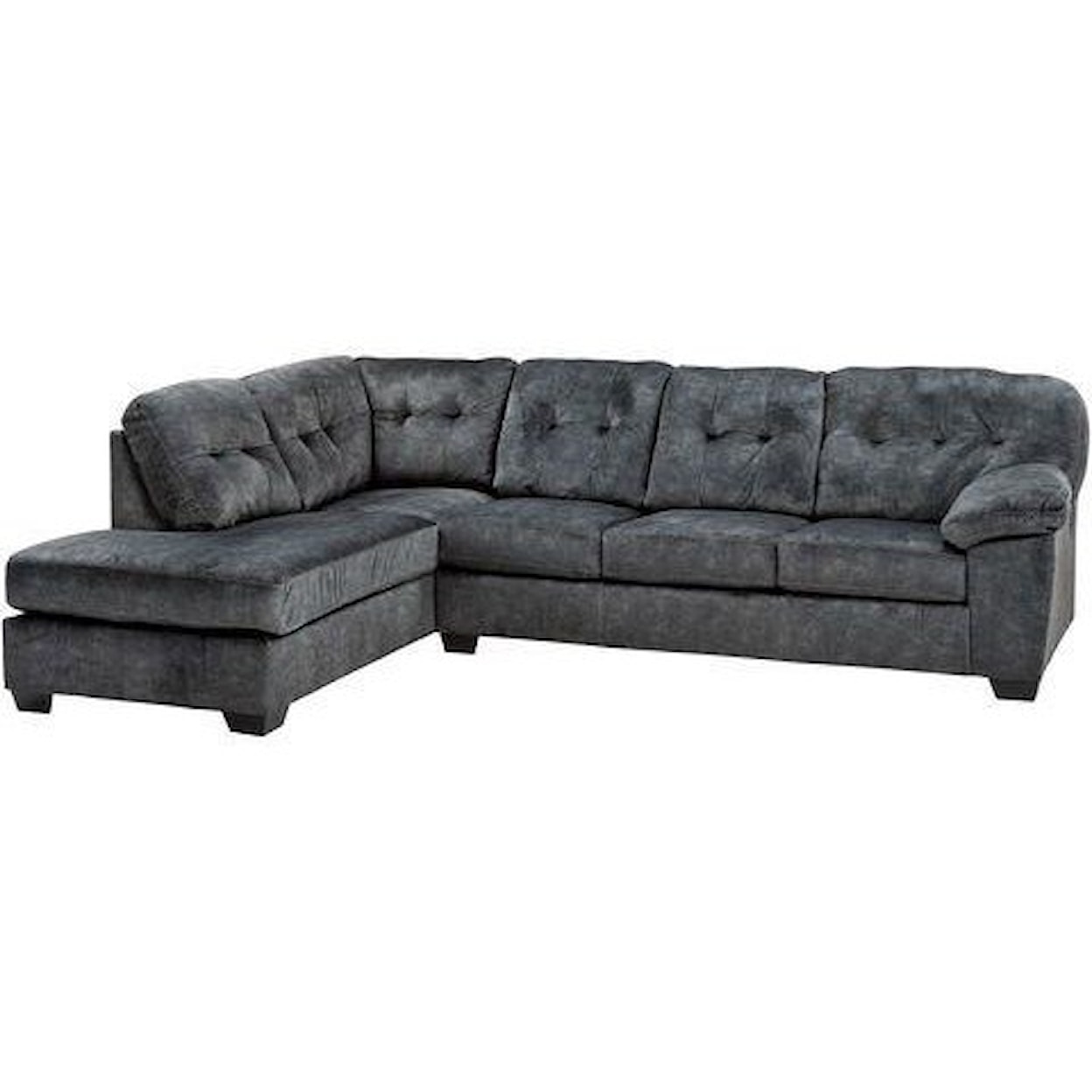 Signature Design by Ashley Accrington Sectional with Left Chaise & Queen Sleeper