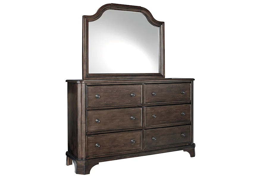 Adinton Dresser and Mirror Set by Benchcraft at Virginia Furniture Market