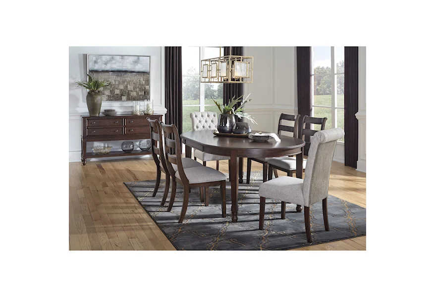 Adinton Formal Dining Room Group at Van Hill Furniture