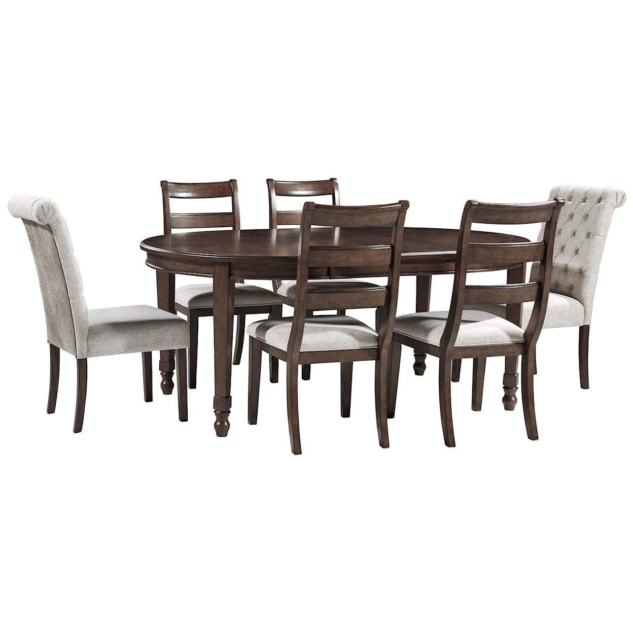 Signature Design by Ashley Adinton 7-Piece Table and Chair Set
