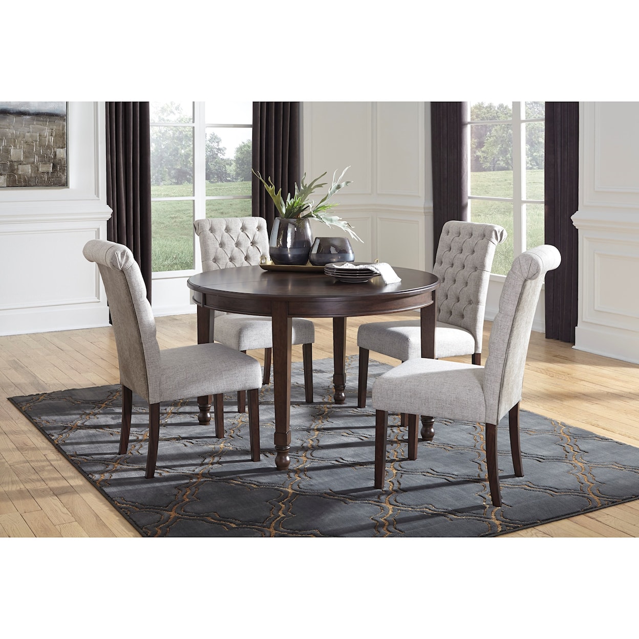 Ashley Signature Design Adinton 5-Piece Table and Chair Set
