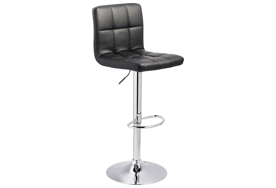 Bellatier Tall Upholstered Swivel Barstool by Ashley at Morris Home