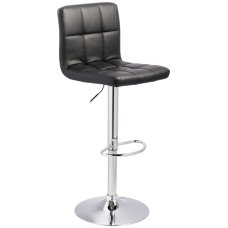 Tall Upholstered Swivel Barstool
