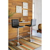 Ashley Furniture Signature Design Bellatier Tall Upholstered Swivel Barstool