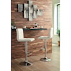 Signature Design by Ashley Bellatier Tall Upholstered Swivel Barstool