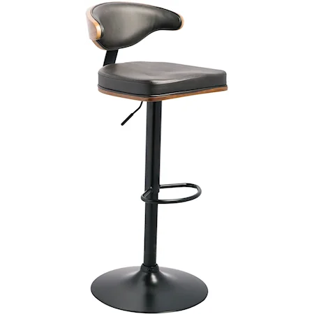 Tall Upholstered Swivel Barstool