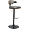 Signature Design by Ashley Bellatier Tall Upholstered Swivel Barstool