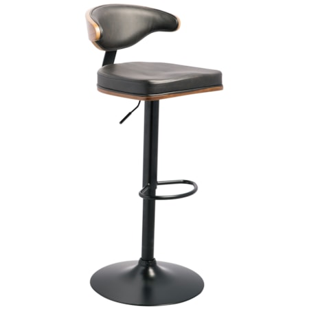 Tall Upholstered Swivel Barstool