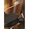 Signature Design Bellatier Tall Upholstered Swivel Barstool