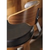 Signature Design by Ashley Bellatier Tall Upholstered Swivel Barstool