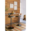 Signature Design by Ashley Bellatier Tall Upholstered Swivel Barstool