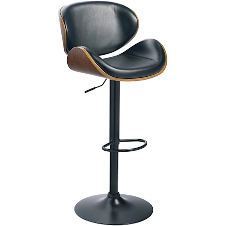 Tall Upholstered Swivel Barstool