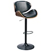 Signature Design by Ashley Bellatier Tall Upholstered Swivel Barstool