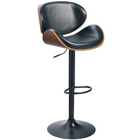 Tall Upholstered Swivel Barstool