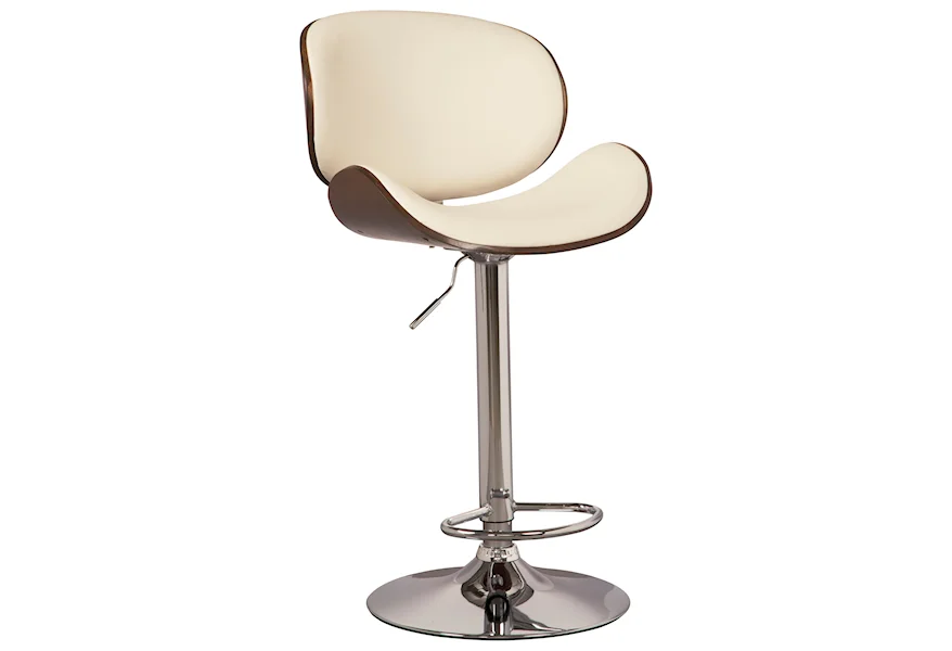 Bellatier Tall Upholstered Swivel Barstool by Signature Design by Ashley at Beds N Stuff