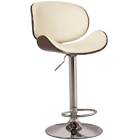 Tall Upholstered Swivel Barstool