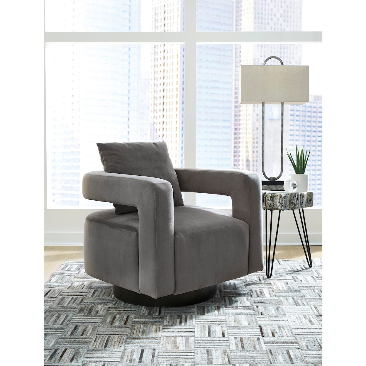 Ashley Furniture Signature Design Alcoma Swivel Accent Chair