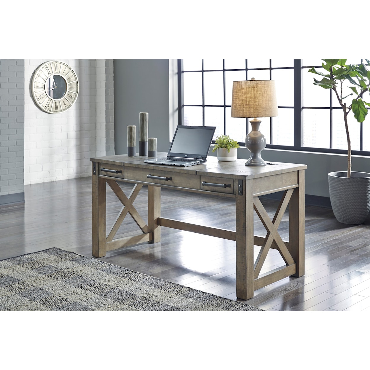 Signature Design by Ashley Aldwin Home Office Lift Top Desk