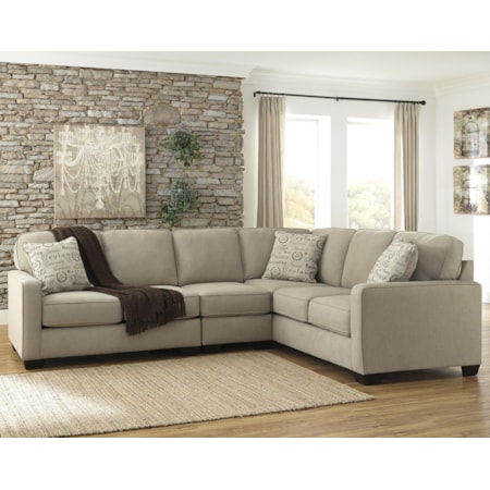 3-Piece Sectional with Left Loveseat