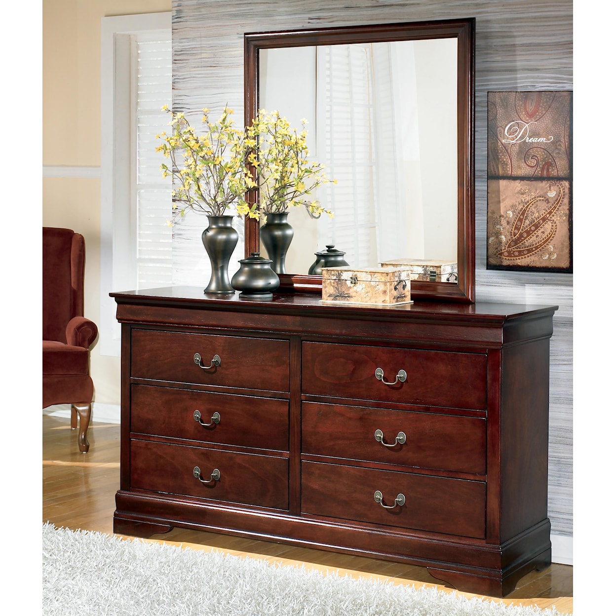 Ashley Furniture Signature Design Alisdair Dresser & Mirror