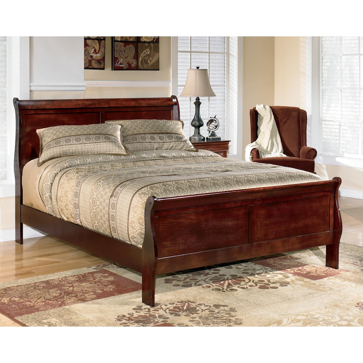 StyleLine REED Queen Sleigh Bed