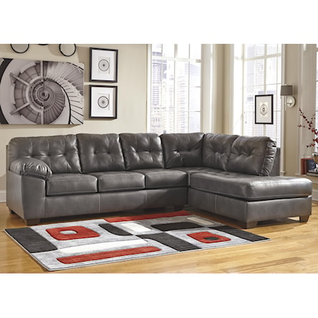 Sectional w/ Right Chaise