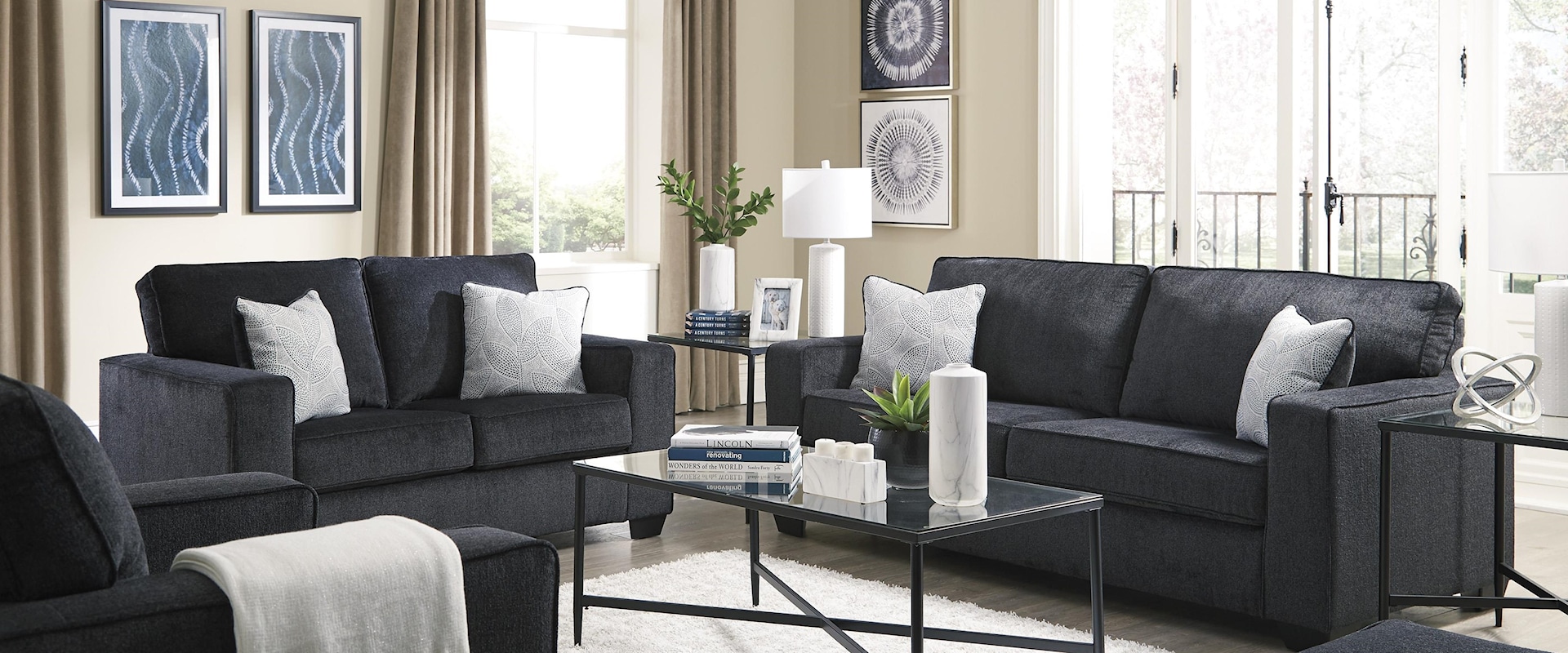 Sofa, Loveseat and Chair Set