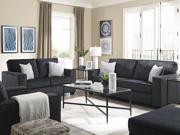 Sofa, Loveseat, Chair and Ottoman Set