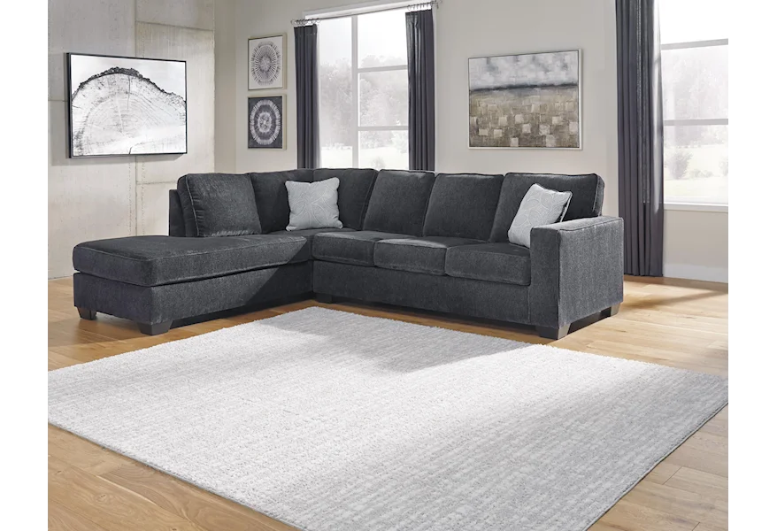 Altari 2 PC Sectional and Ottoman Set by Signature Design by Ashley at Sam's Furniture Outlet