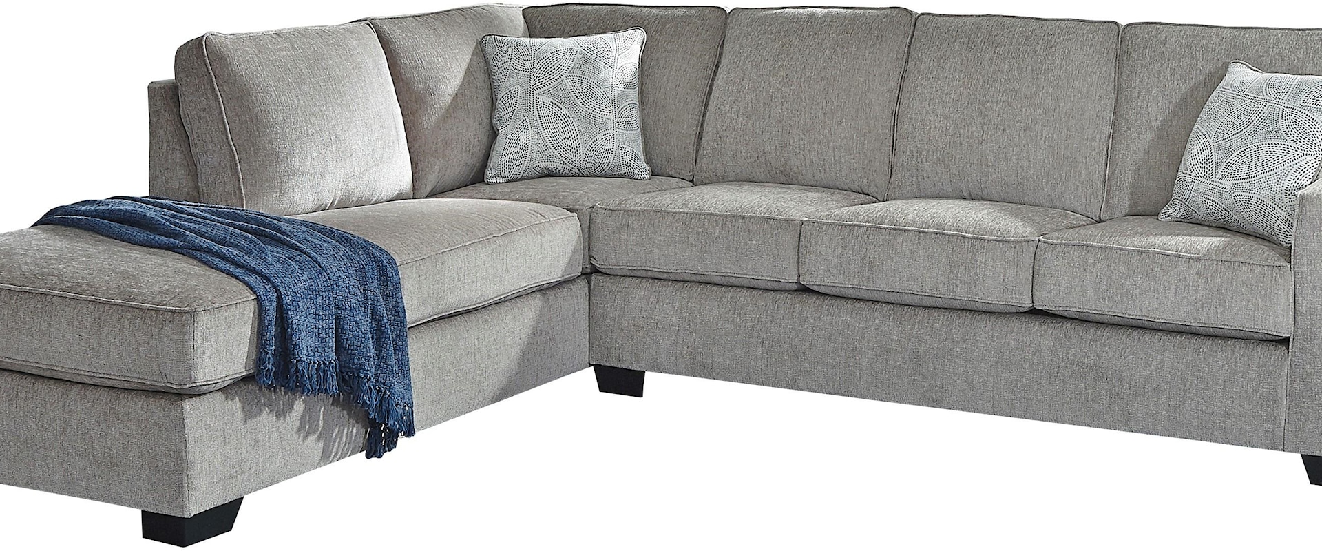 2 Piece Right Arm Facing Sofa, Left Arm Facing Chaise Sectional Sofa and Chair Set
