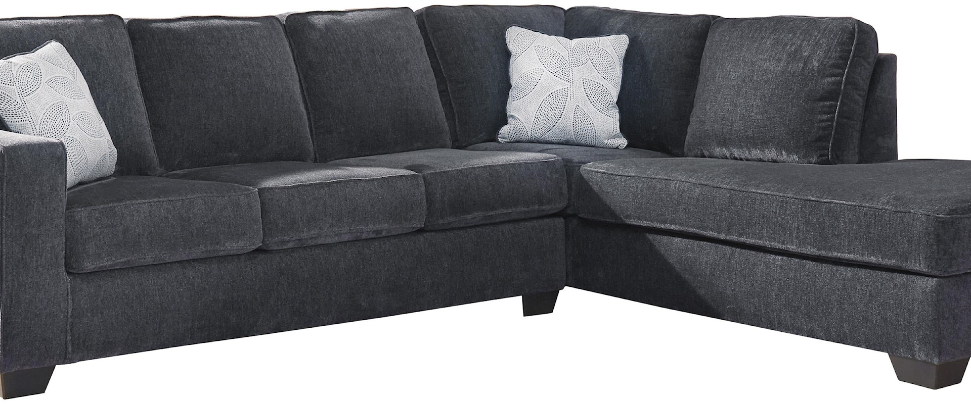 2 Piece Left Arm Facing Sofa, Right Arm Facing Chaise Sectional, Chair and Ottoman Set