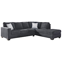 2 Piece Left Arm Facing Sofa, Right Arm Facing Chaise Sectional and Chair Set