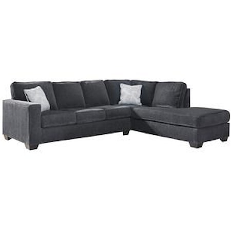 2 PC Sectional and Chair Set