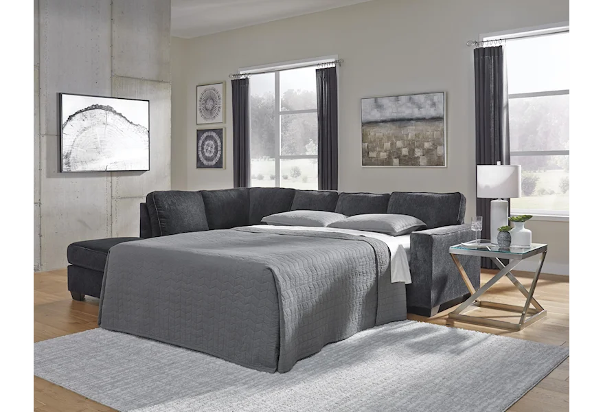 Altari 2 PC Sleeper Sectional and Ottoman Set by Signature Design by Ashley at Sam's Furniture Outlet