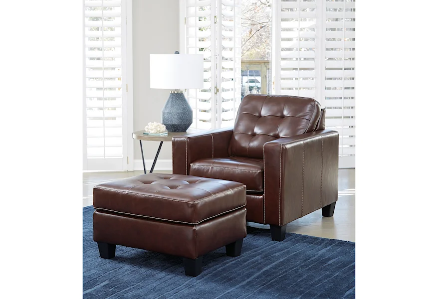 Altonbury Chair and Ottoman Set by Benchcraft at Virginia Furniture Market