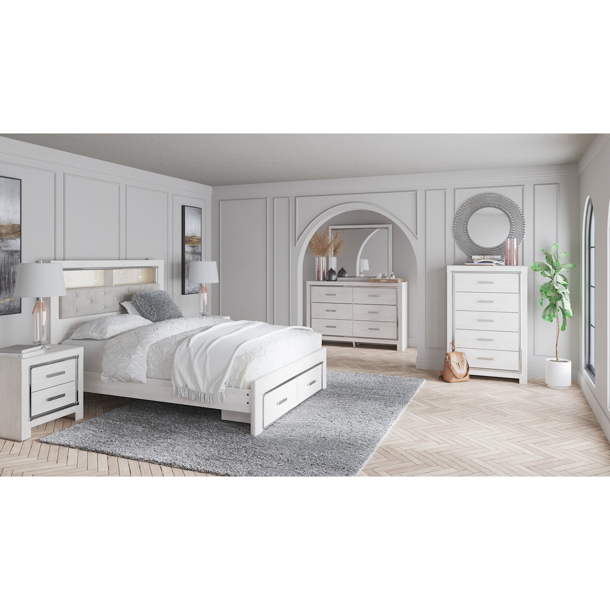 Ashley Signature Design Altyra Queen Bedroom Group