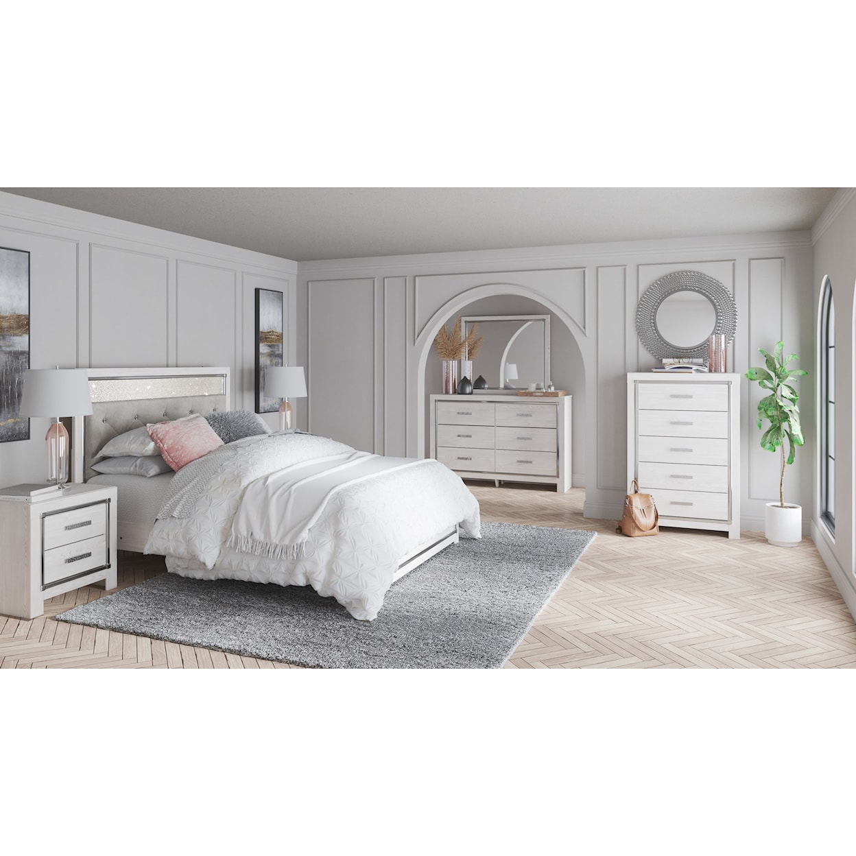 Signature Design by Ashley Altyra 7PC Queen Bedroom Group
