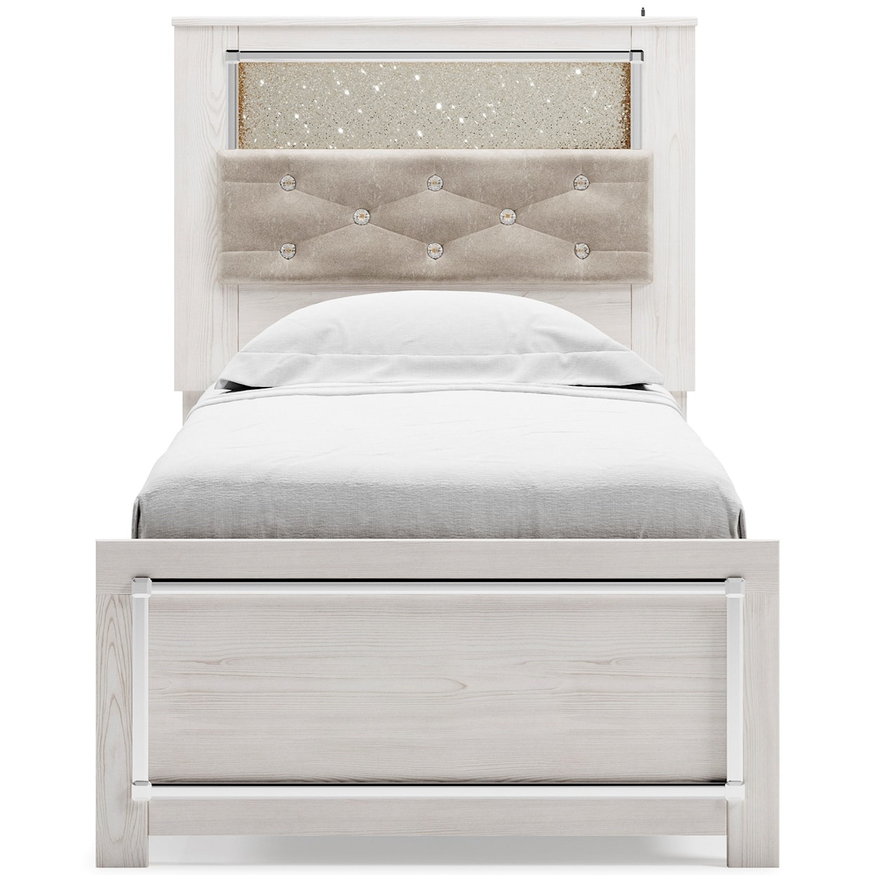 Ashley Signature Design Altyra Twin Upholstered Bookcase Bed
