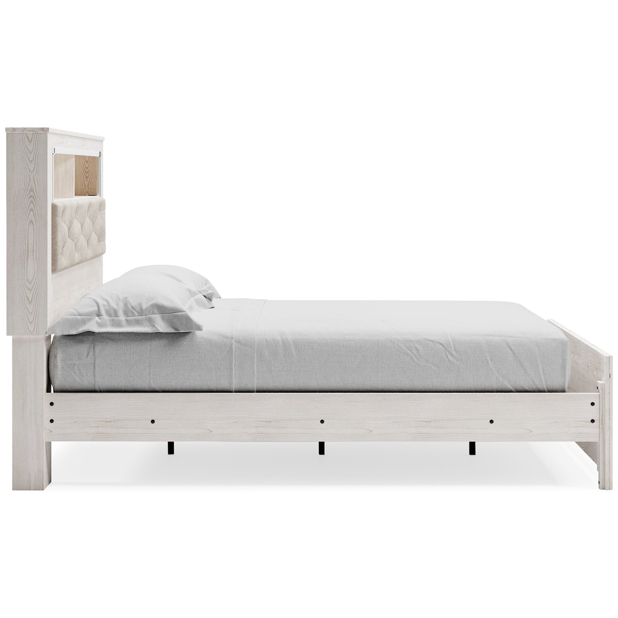 Signature Design Altyra Queen Upholstered Bookcase Bed