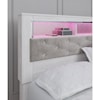 StyleLine Clara King Storage Bed with Uph Bookcase Hdbd