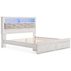 Michael Alan Select Altyra King Storage Bed with Uph Bookcase Hdbd